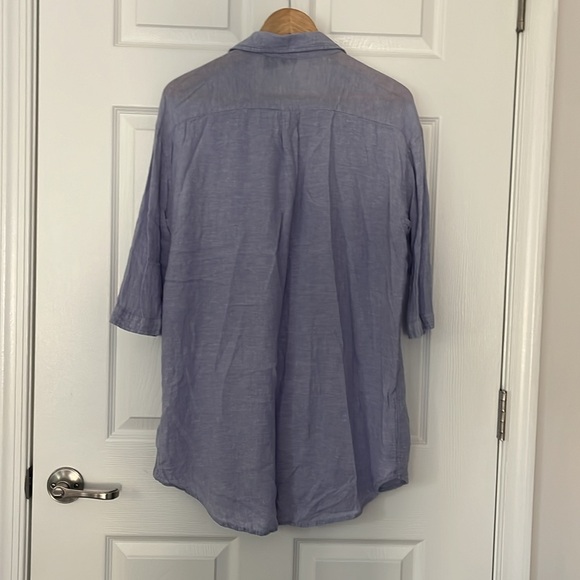 Tahari linen coverup - Picture 5 of 8